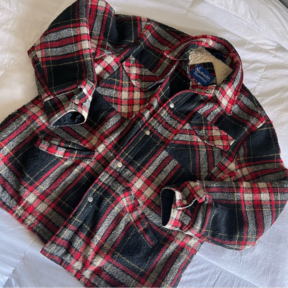 Vintage Plaid Shacket | XL